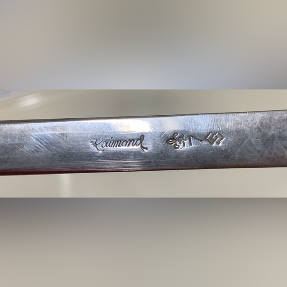 Vintage Raimond Large Raised Rattail Hook Stand Silver Plated Punch Soup Ladle - Picture 7 of 16